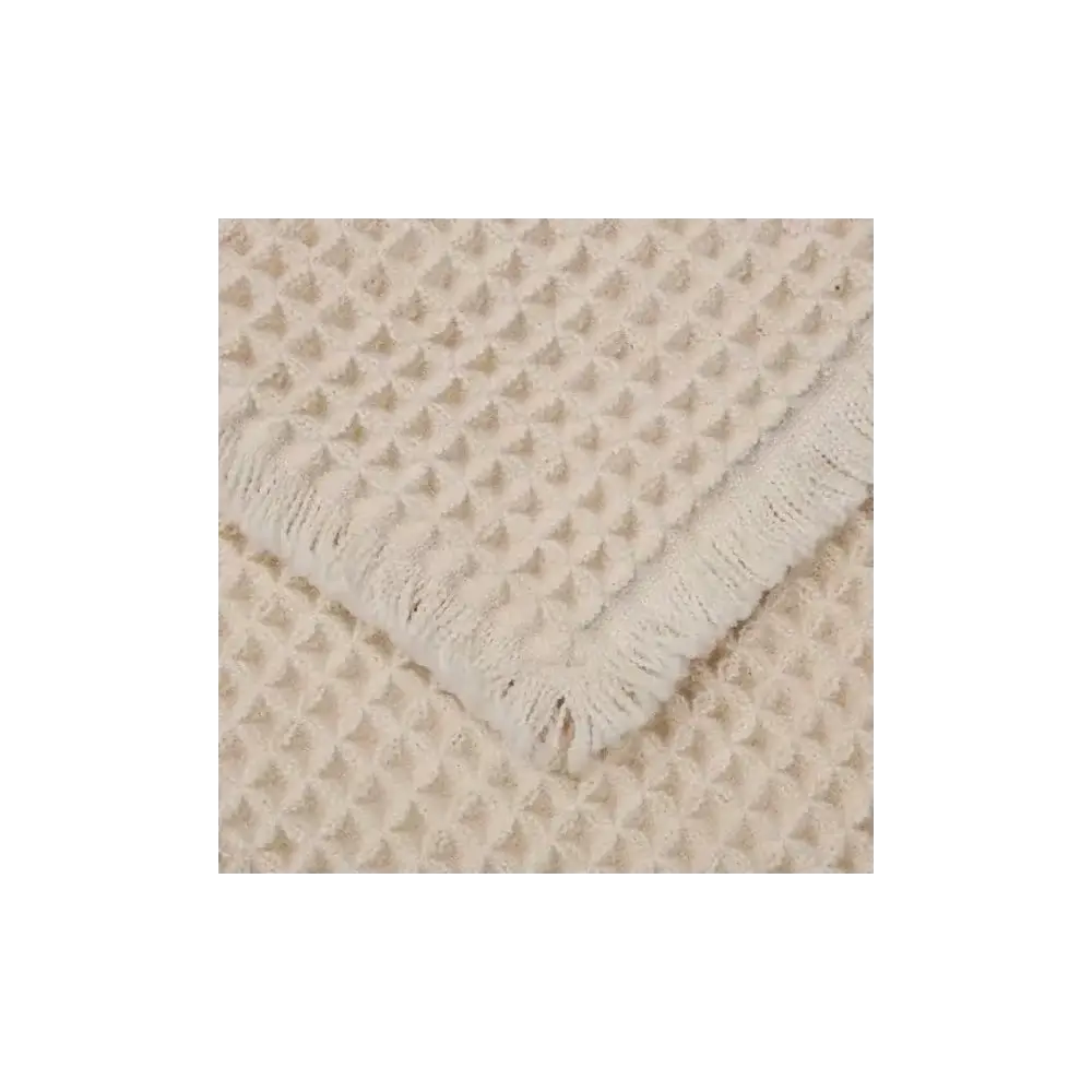 Tappeto Bagno Waffle 5FIVE 50x80 cm Beige in Poliestere