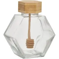 5five Vasetto Honey in vetro – 13,2×6,2×11,8 cm per miele