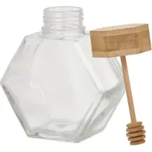 5five Vasetto Honey in vetro – 13,2×6,2×11,8 cm per miele