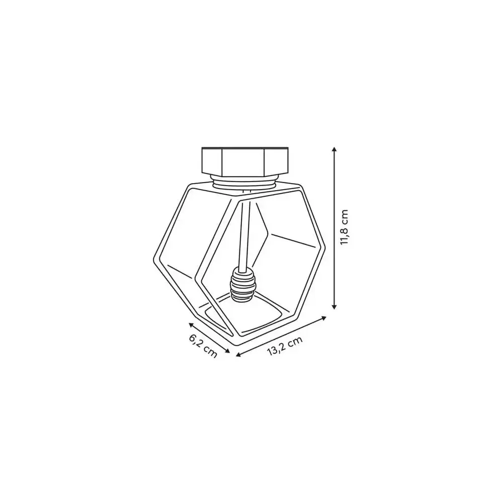 5five Vasetto Honey in vetro – 13,2×6,2×11,8 cm per miele