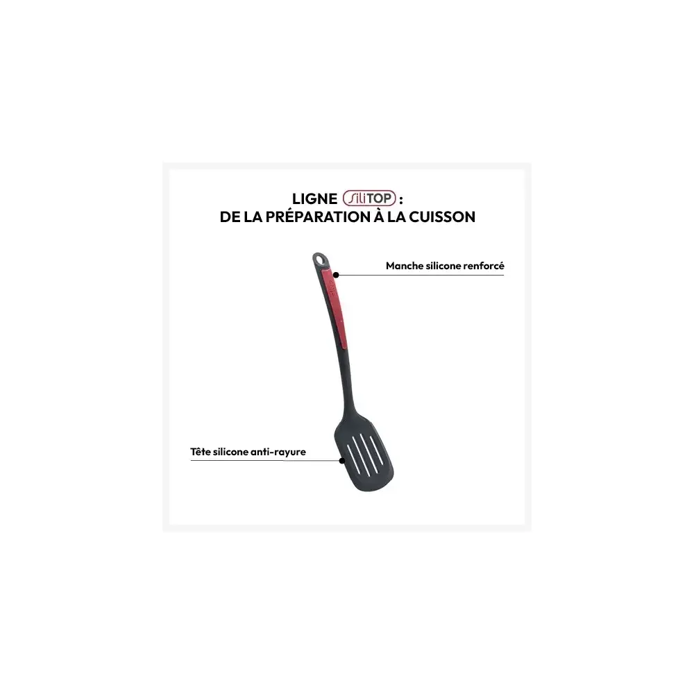 Paletta forata in silicone 5FIVE 151374 – resistente al calore