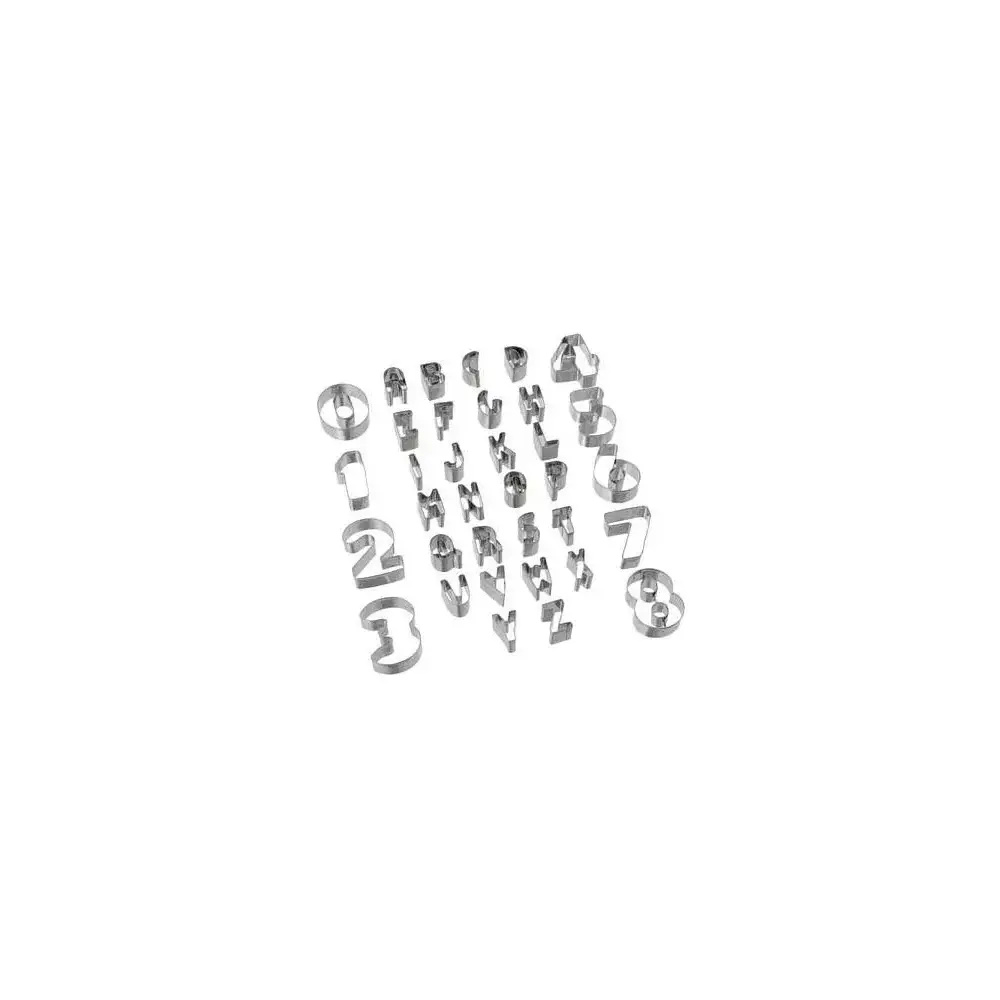 Set 35 Tagliabiscotti Lettere/Numeri 5FIVE - Antiaderente
