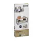 5FIVE Scarpiera Bamboo 2 piani 70x26x35 cm – Capacità 8‑10 paia