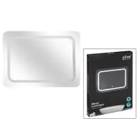 5FIVE Specchio da Parete LED MDF Vetro 65x49 cm