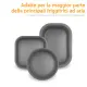 Set 3 teglie AirFry – antiaderente, lavabili, Accademia Mugnano