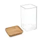 Contenitore Quadrato 1,5 L con Tappo in Bamboo – 5FIVE