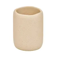 Portaspazzolini Oleya 5FIVE in Resina Beige 8x10 cm