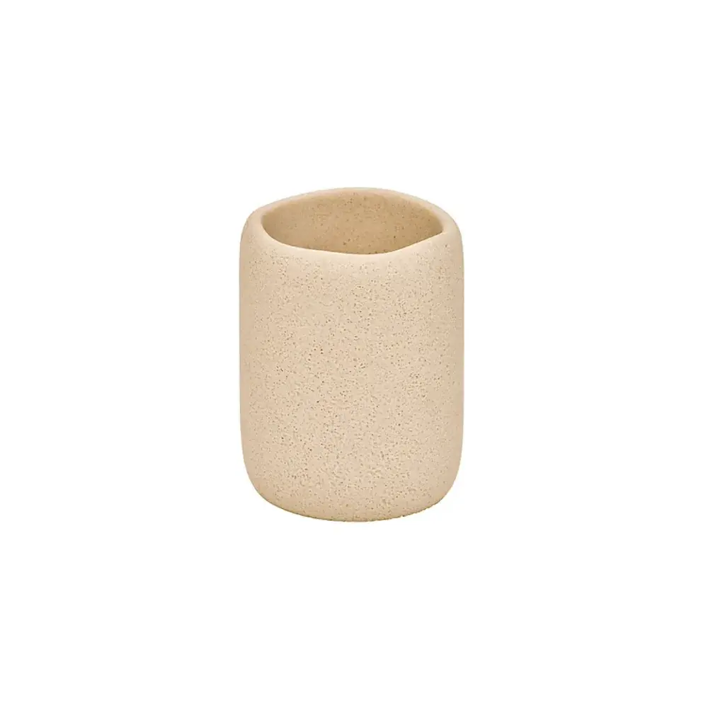 Portaspazzolini Oleya 5FIVE in Resina Beige 8x10 cm