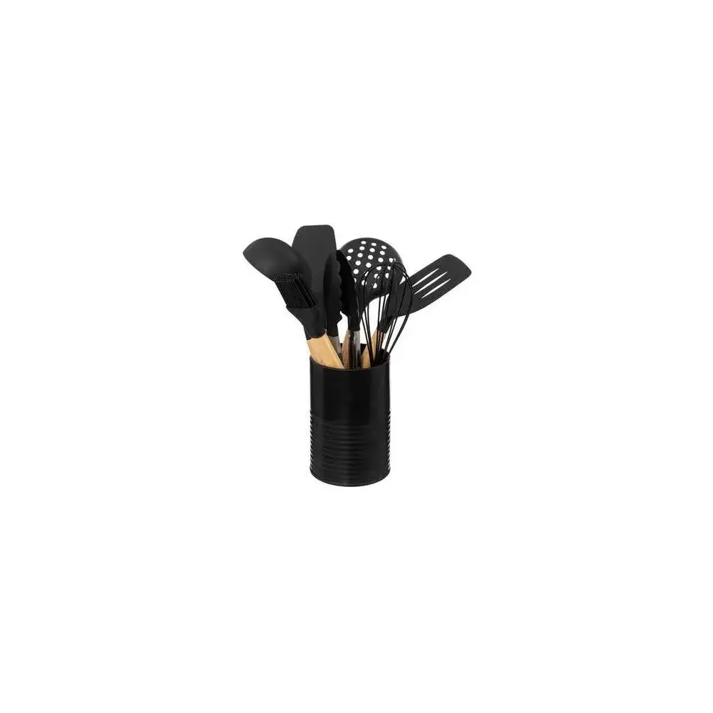 Set 7 Utensili 189394 con Contenitore Metallo 5FIVE - 5FIVE