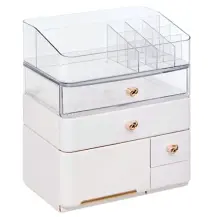 Organizer Sara, 5 Cassetti, 23X16X27 cm, Bianco, Bagno, Cassettiera…