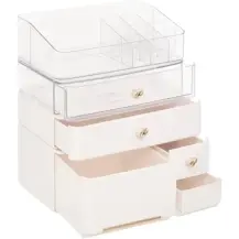 Organizer Sara, 5 Cassetti, 23X16X27 cm, Bianco, Bagno, Cassettiera…