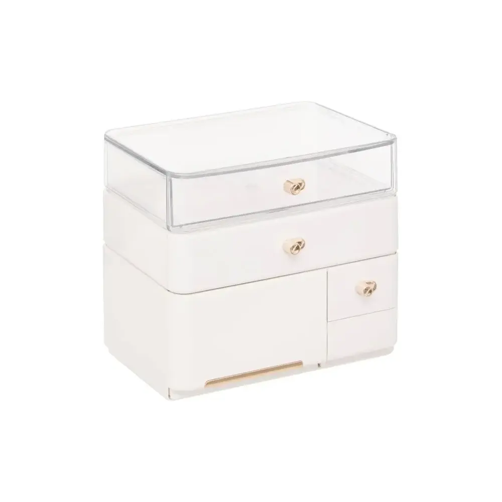 Organizer Sara, 5 Cassetti, 23X16X27 cm, Bianco, Bagno, Cassettiera…