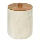 Cestino Effetto Marmo 5FIVE 5 Litri con Tappo Acacia