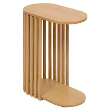 Tavolino 5FIVE Slat MDF Beige 50×26×56 cm