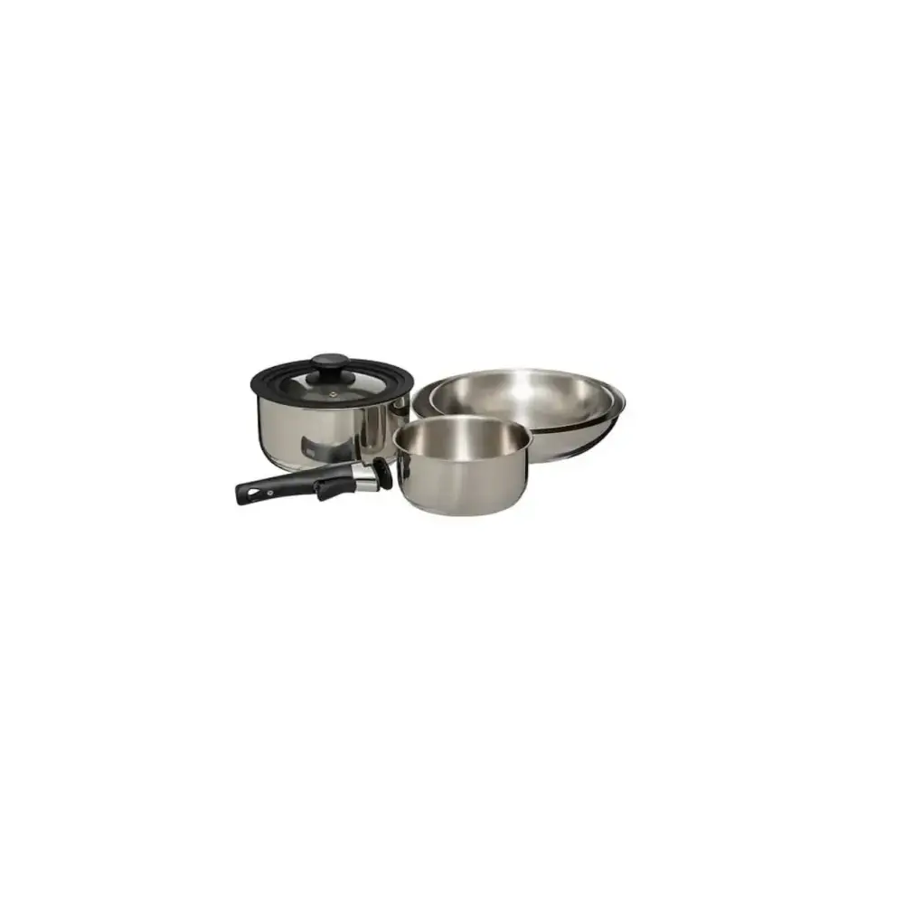 5five simply smart Set Pentole Inox 6 pezzi – Manico removibile