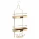 Argileo Mensola Doccia in Metallo 28x17x64 cm