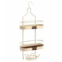 Argileo Mensola Doccia in Metallo 28x17x64 cm