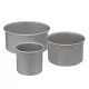 5FIVE Set 3 Tortiere Bordo Alto Alluminio – 3 pezzi