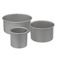 5FIVE Set 3 Tortiere Bordo Alto Alluminio – 3 pezzi