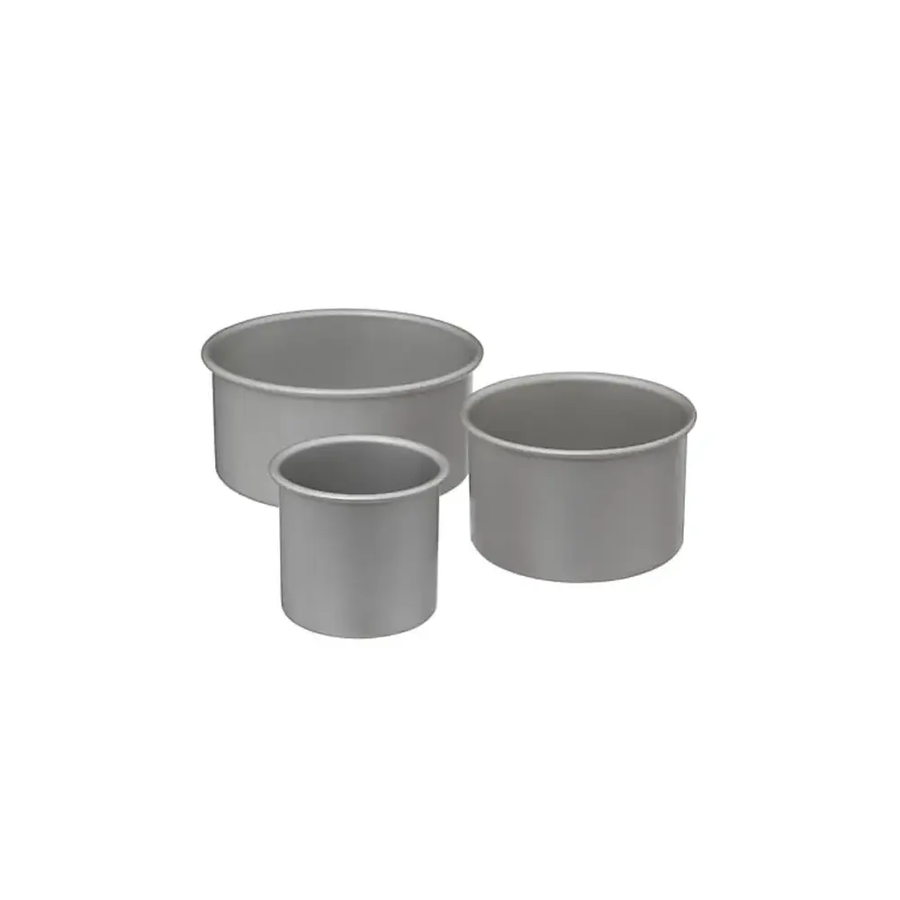 5FIVE Set 3 Tortiere Bordo Alto Alluminio – 3 pezzi