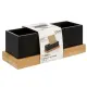 5FIVE Organizer Bambù con Base Rimovibile – L 29x10,8xH10,4 cm