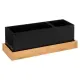 5FIVE Organizer Bambù con Base Rimovibile – L 29x10,8xH10,4 cm