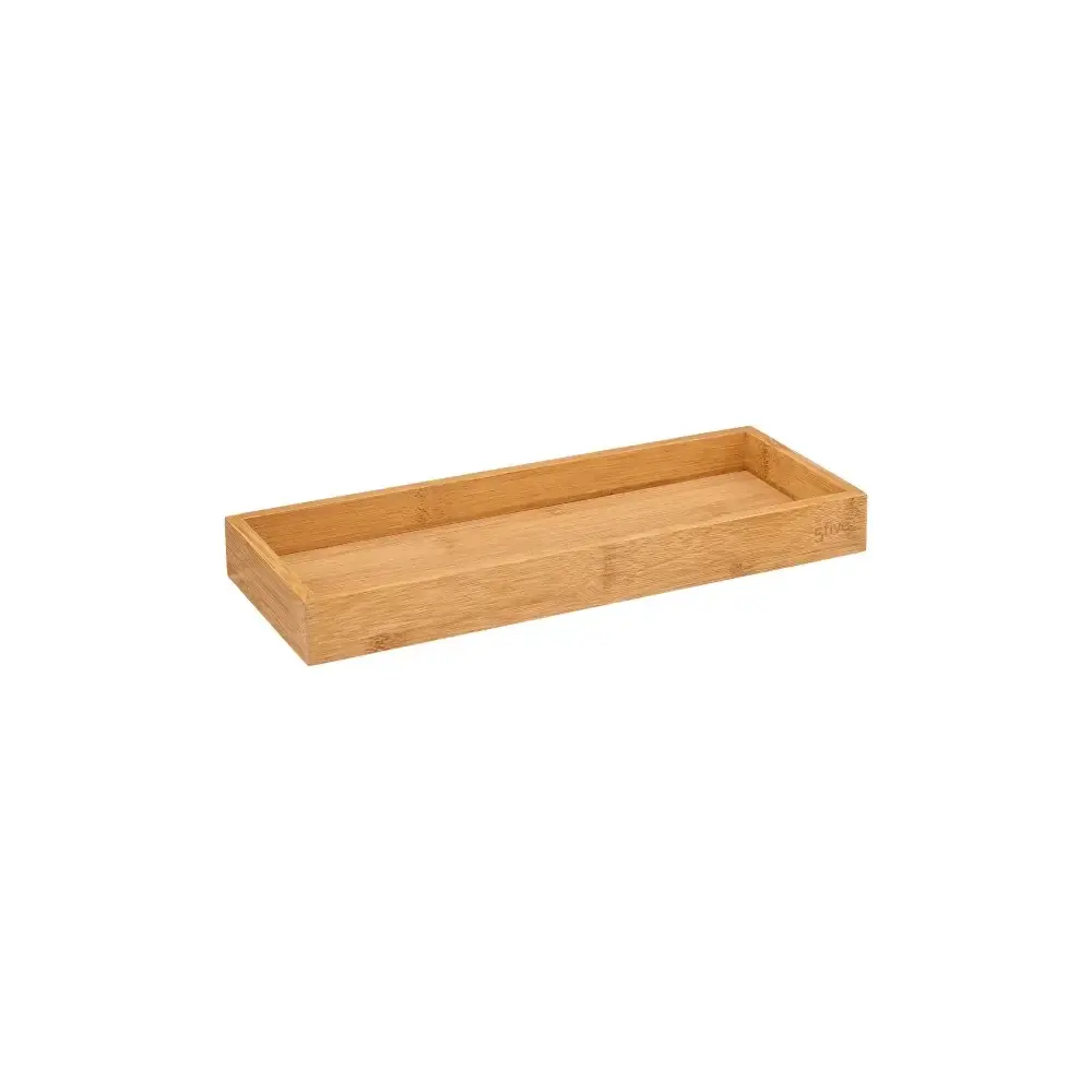 5FIVE Organizer Bambù con Base Rimovibile – L 29x10,8xH10,4 cm