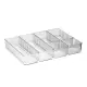 5FIVE Set Organizer Bagno 6 Pezzi in Plastica Trasparente