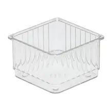 5FIVE Set Organizer Bagno 6 Pezzi in Plastica Trasparente