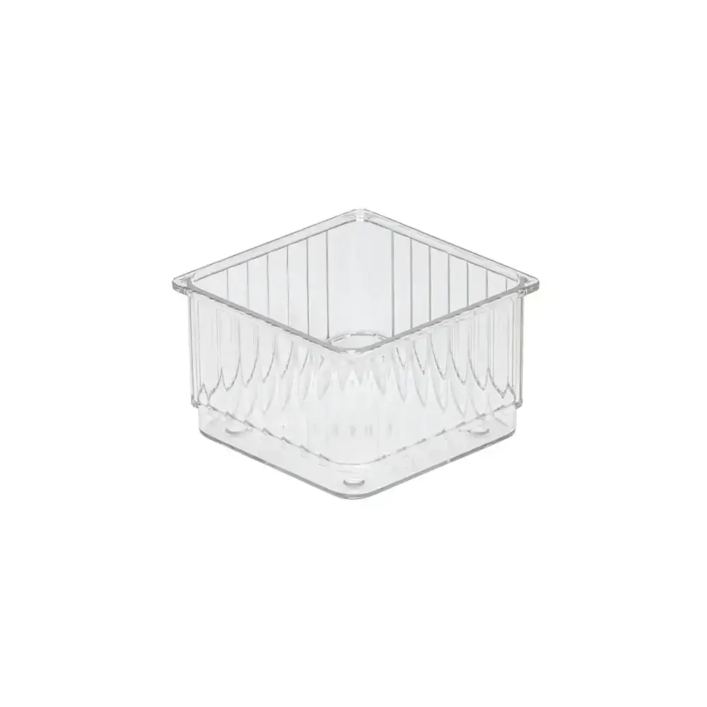 5FIVE Set Organizer Bagno 6 Pezzi in Plastica Trasparente