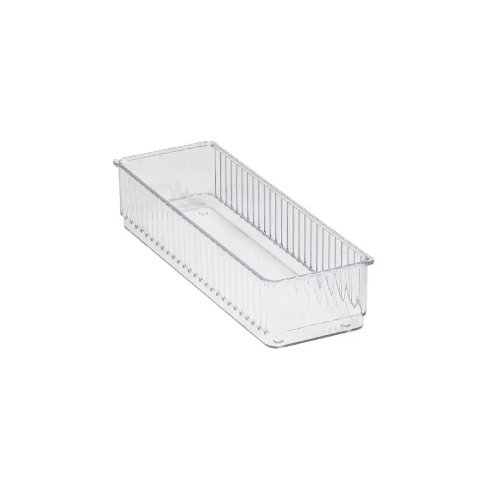 5FIVE Set Organizer Bagno 6 Pezzi in Plastica Trasparente