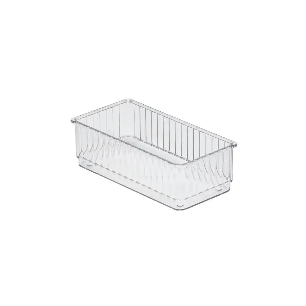 5FIVE Set Organizer Bagno 6 Pezzi in Plastica Trasparente