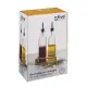 5FIVE Set 2 bottiglie olio aceto con vassoio | Vetro trasparente