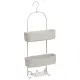 Mensola Doccia Easy Bath 2 Livelli 28x13x68 cm Metallo