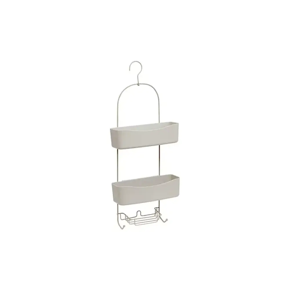 Mensola Doccia Easy Bath 2 Livelli 28x13x68 cm Metallo