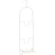 Mensola Doccia Easy Bath 2 Livelli 28x13x68 cm Metallo