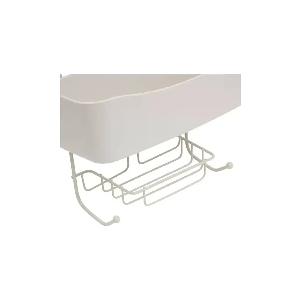 Mensola Doccia Easy Bath 2 Livelli 28x13x68 cm Metallo