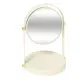 Specchio Da Tavolo 204910A Avorio 5FIVE con Base Metallo