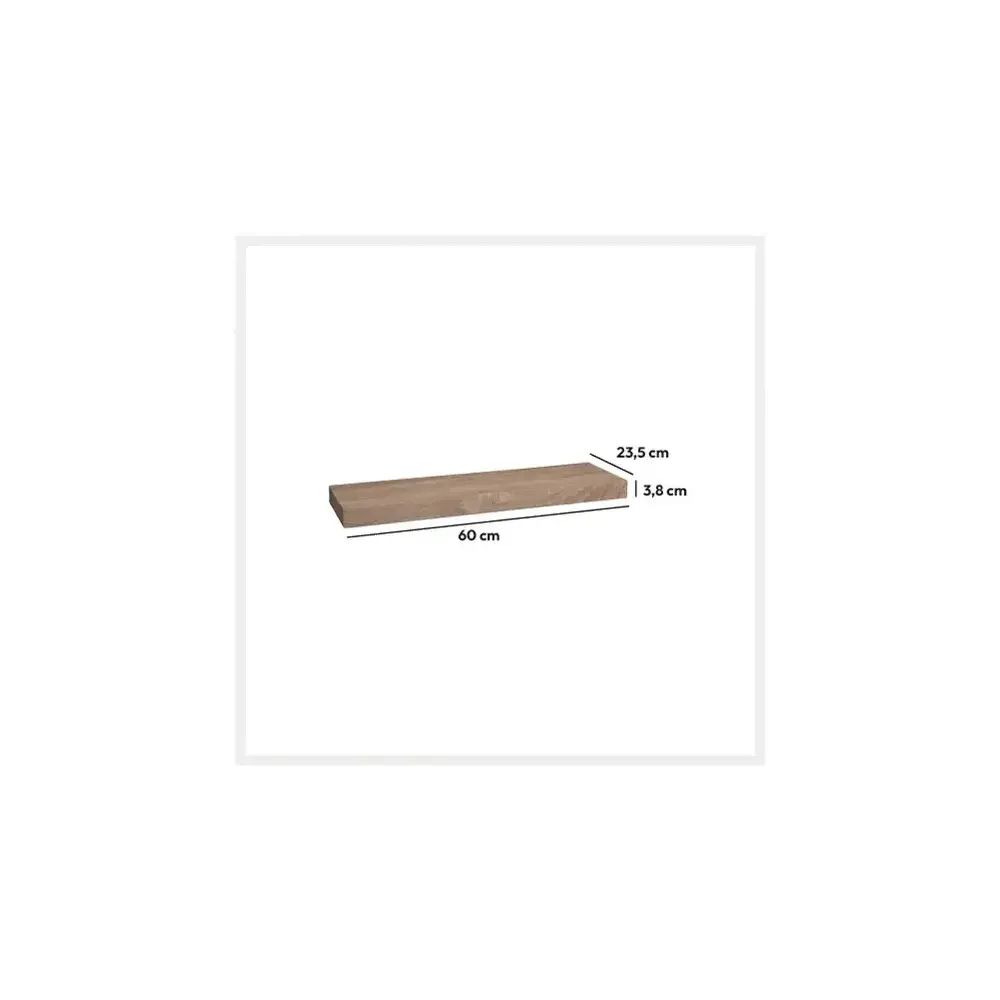 Mensola da parete Fixy in MDF - leggera 5FIVE