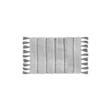 5FIVE Tappeto Cotone Pom-pom 50x75 cm Grigio