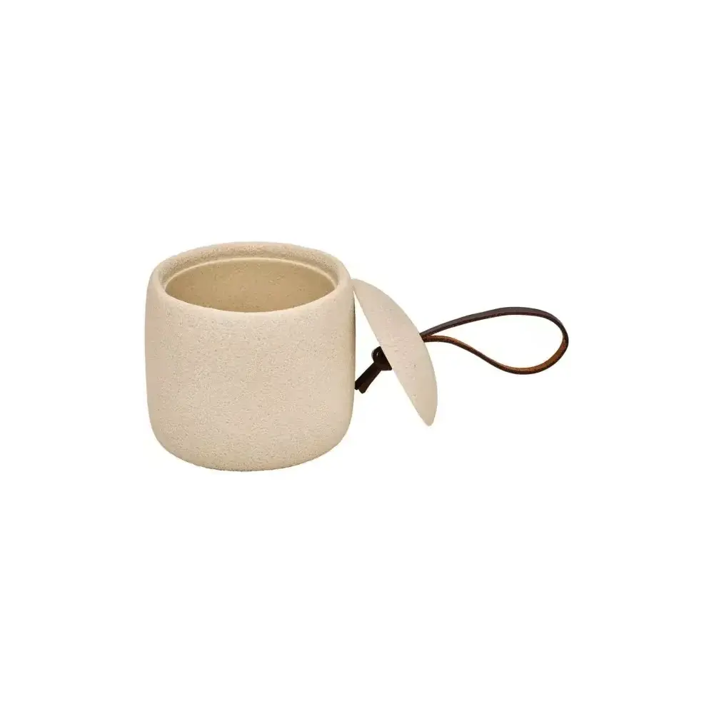 5five Vaso per dischetti in cotone beige