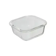 Clipeat+ Contenitore 0,5 L in Vetro Borosilicato – Conserva Alimenti