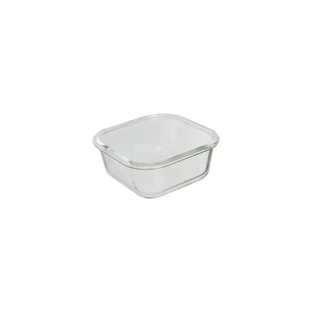 Clipeat+ Contenitore 0,5 L in Vetro Borosilicato – Conserva Alimenti