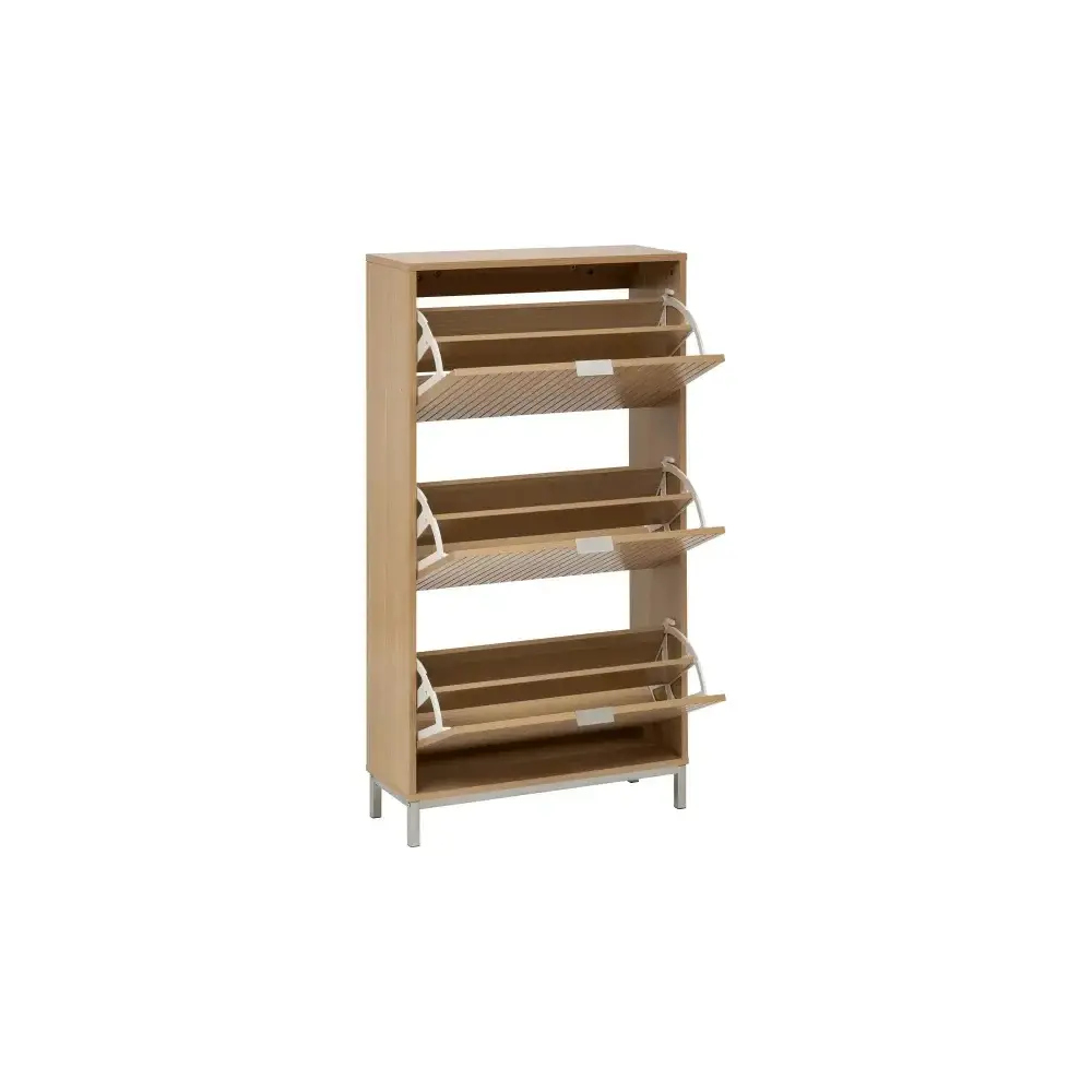 Scarpiera 3 Cassetti In Legno 63X24X131,5 cm, Pratica E Spaziosa Per…