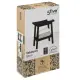 5FIVE Sgabello Bagno Bamboo Nero 46x40x25 cm – Bamboo