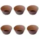 Gourmand Set di 6 custodie in silicone, colore Tortora