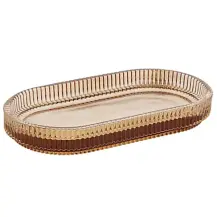 Solis 5FIVE Vaso Vetro 19x10cm Ambra – Design elegante