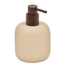 Dispenser Sapone Oleya Beige 290 ml In Resina, Distributore Bagno…
