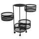 Carrello Cucina 181832 4 Cassetti Metallo 33X76Cm Nero 5FIVE - 5FIVE