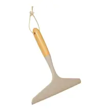 Tergivetro 5FIVE Plastica e Bamboo Beige per Bagno